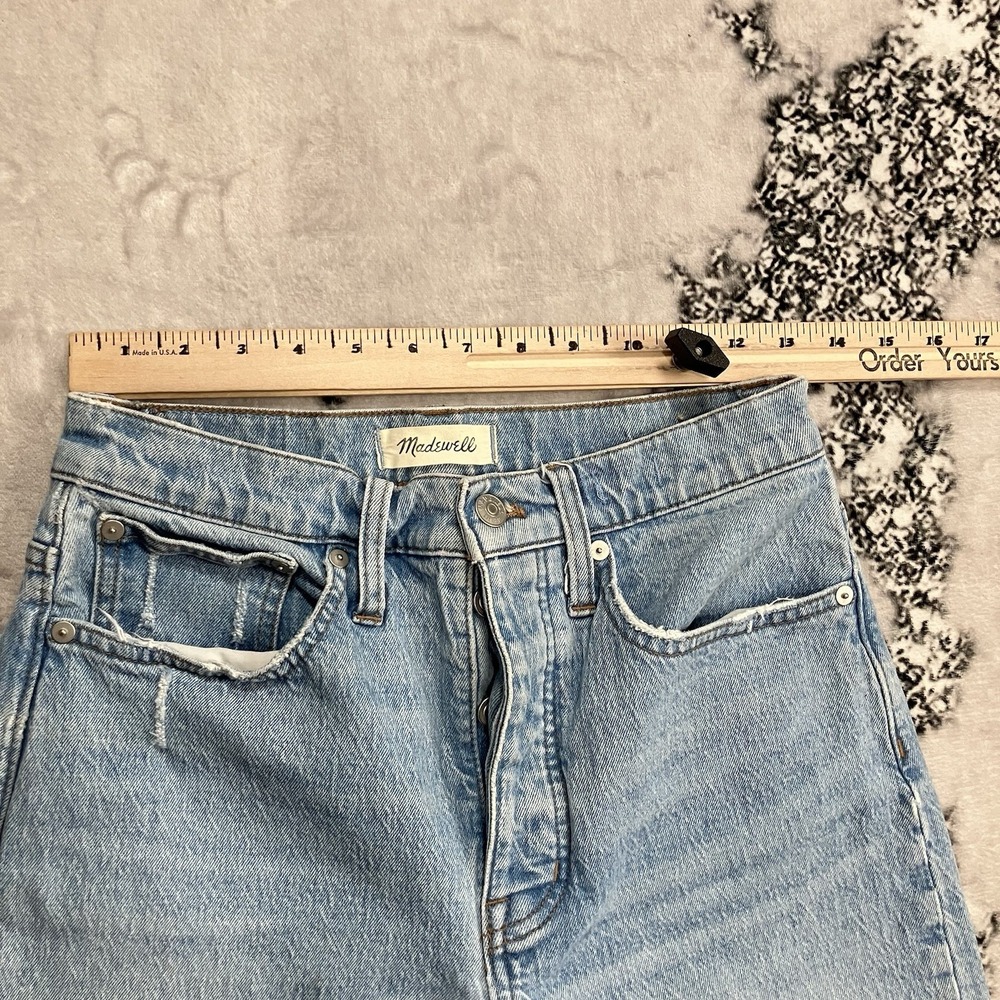 Madewell Balloon Leg Jeans Light Wash High Rise Womens Size 26 Denim - Picture 3 of 15